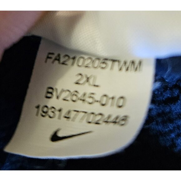 Nike Hoodie Sweatshirt XXL Large Mens Black Full Zip Logo Jacket Sweater - Picture 9 of 14